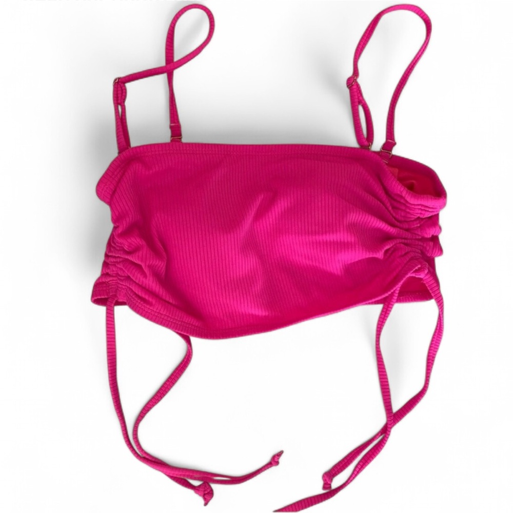CALIFORNIA WAVES HOT PINK BIKINI TOP SIZE MEDIUM BEACH POOL SWIM RESORT TRAVEL